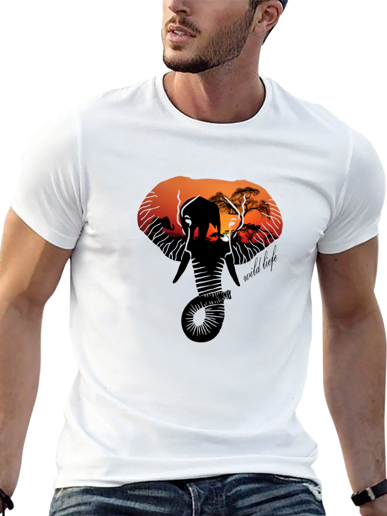 Wildlife Silhouette Graphic Tee