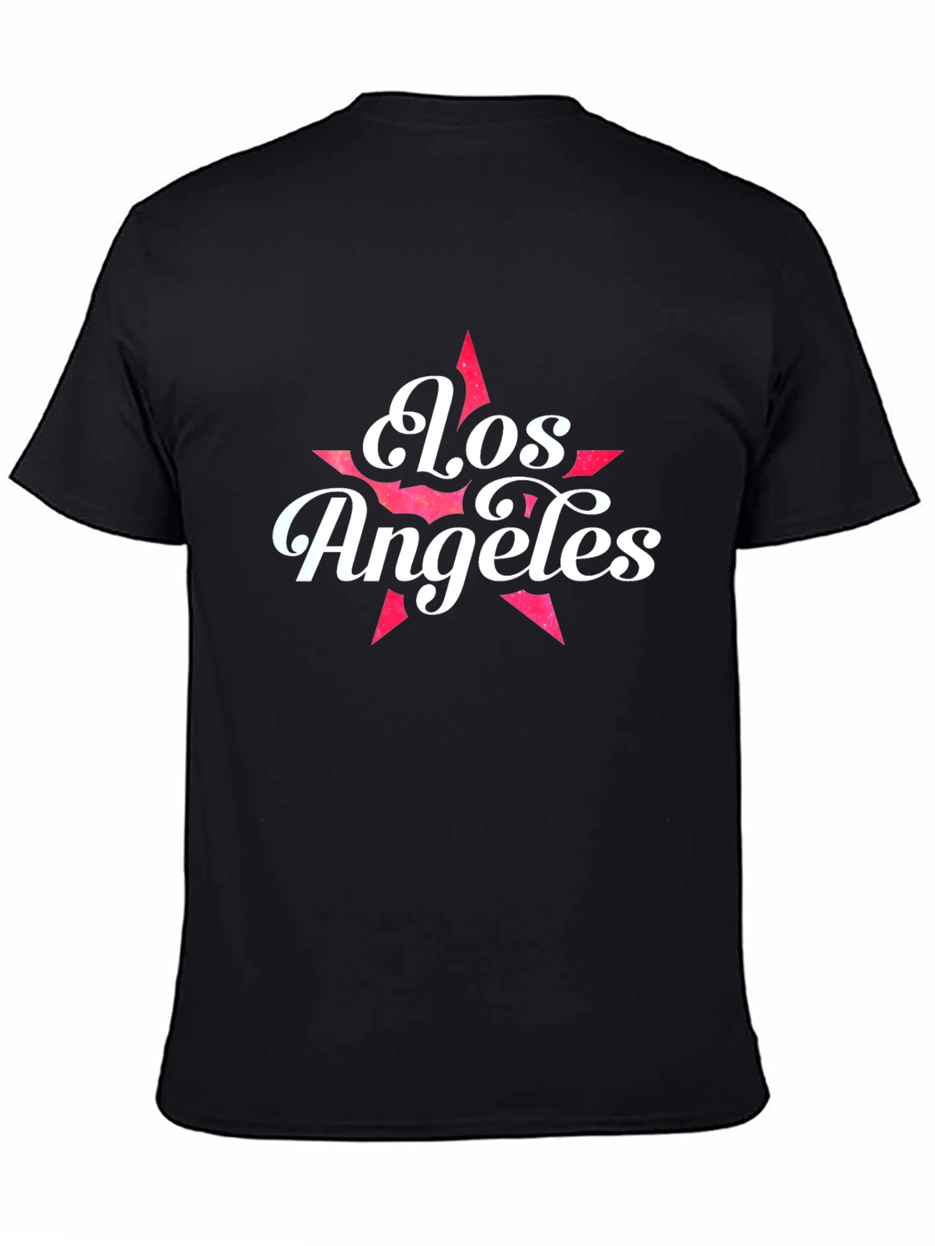 Los Angeles Star Graphic T-Shirt - Black