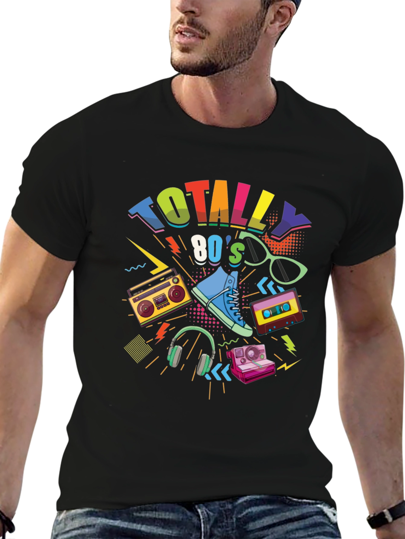 Totally 80s Graphic Tee - Retro Style T-Shirt