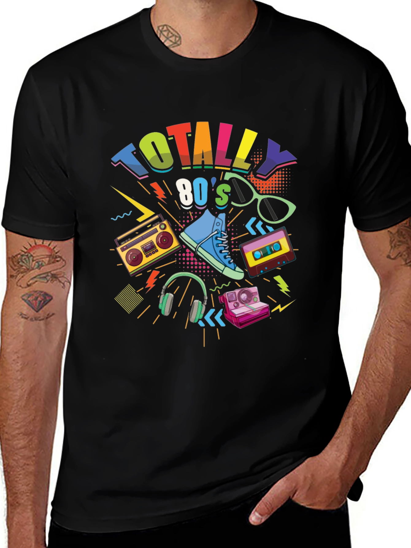 Totally 80s Graphic Tee - Retro Style T-Shirt