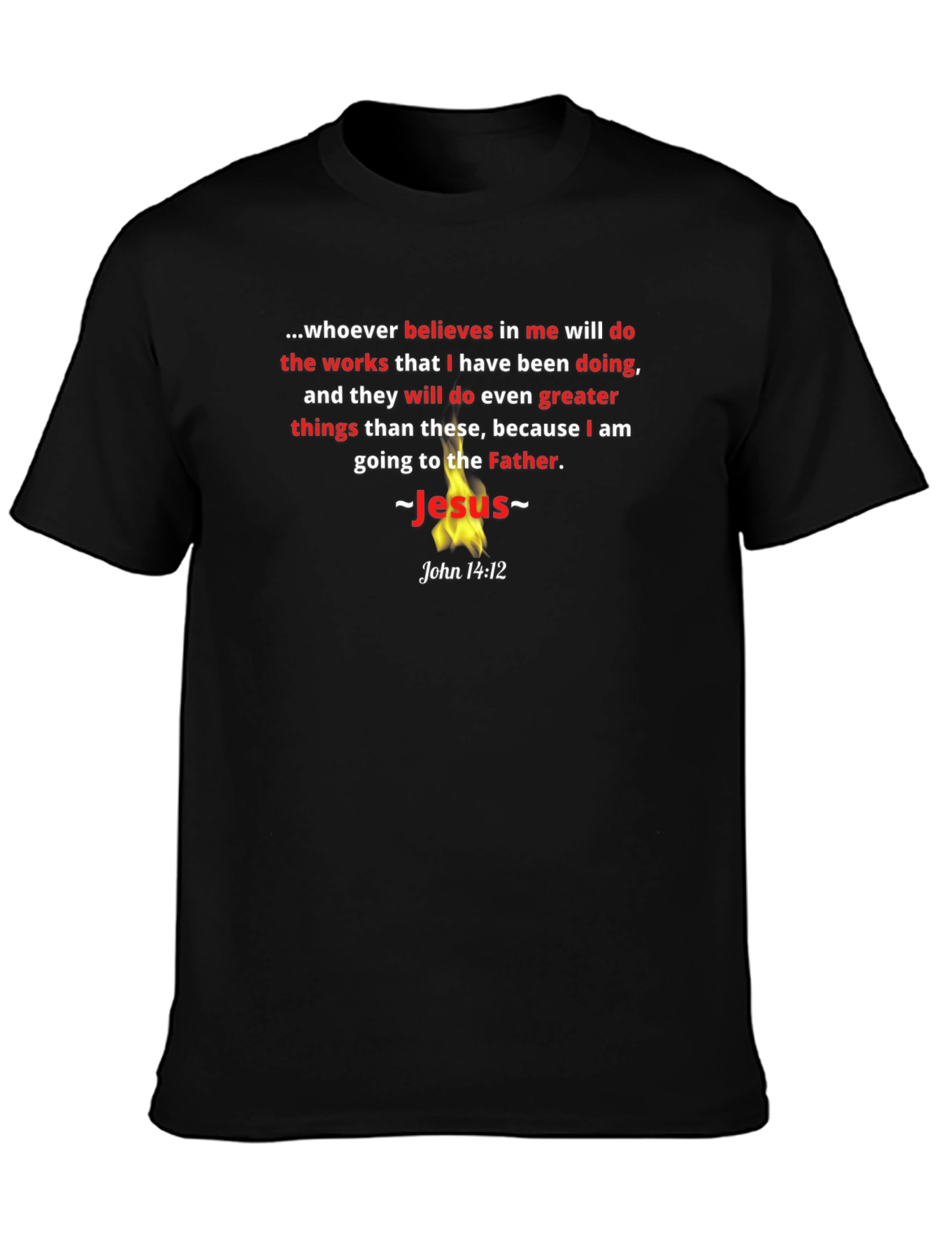 Faith-Based Graphic Tee - Jesus Quote