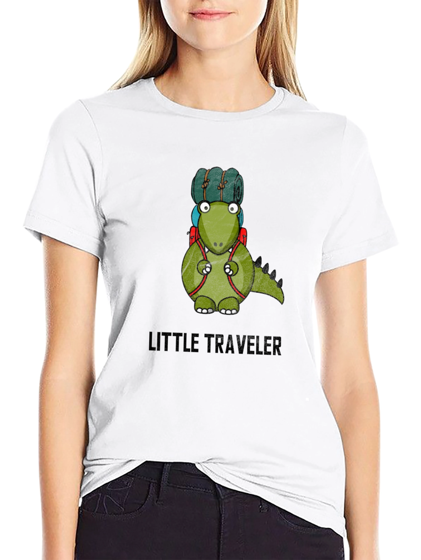 Little Traveler Dinosaur Graphic T-Shirt