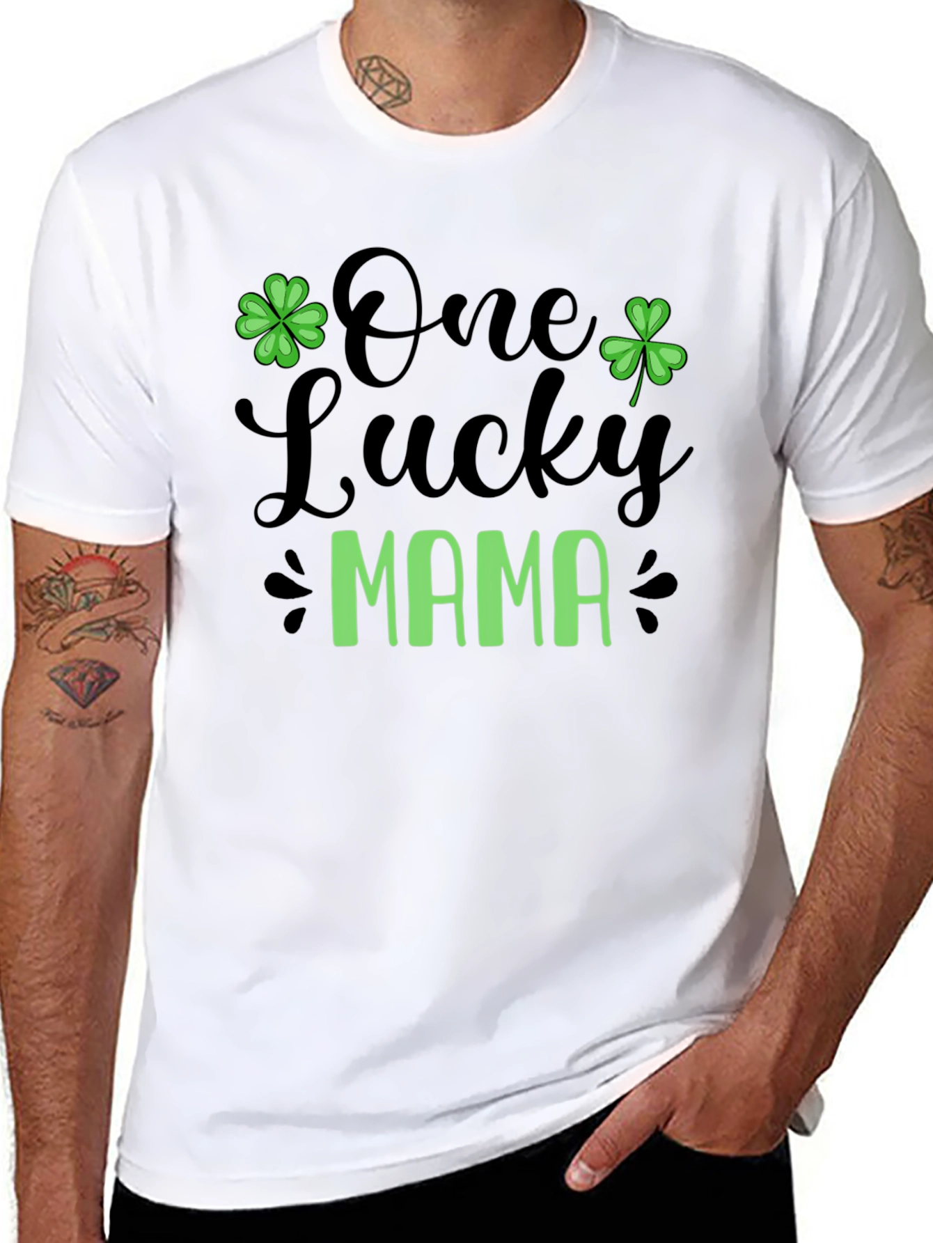 One Lucky Mama St. Patricks Day T-Shirt