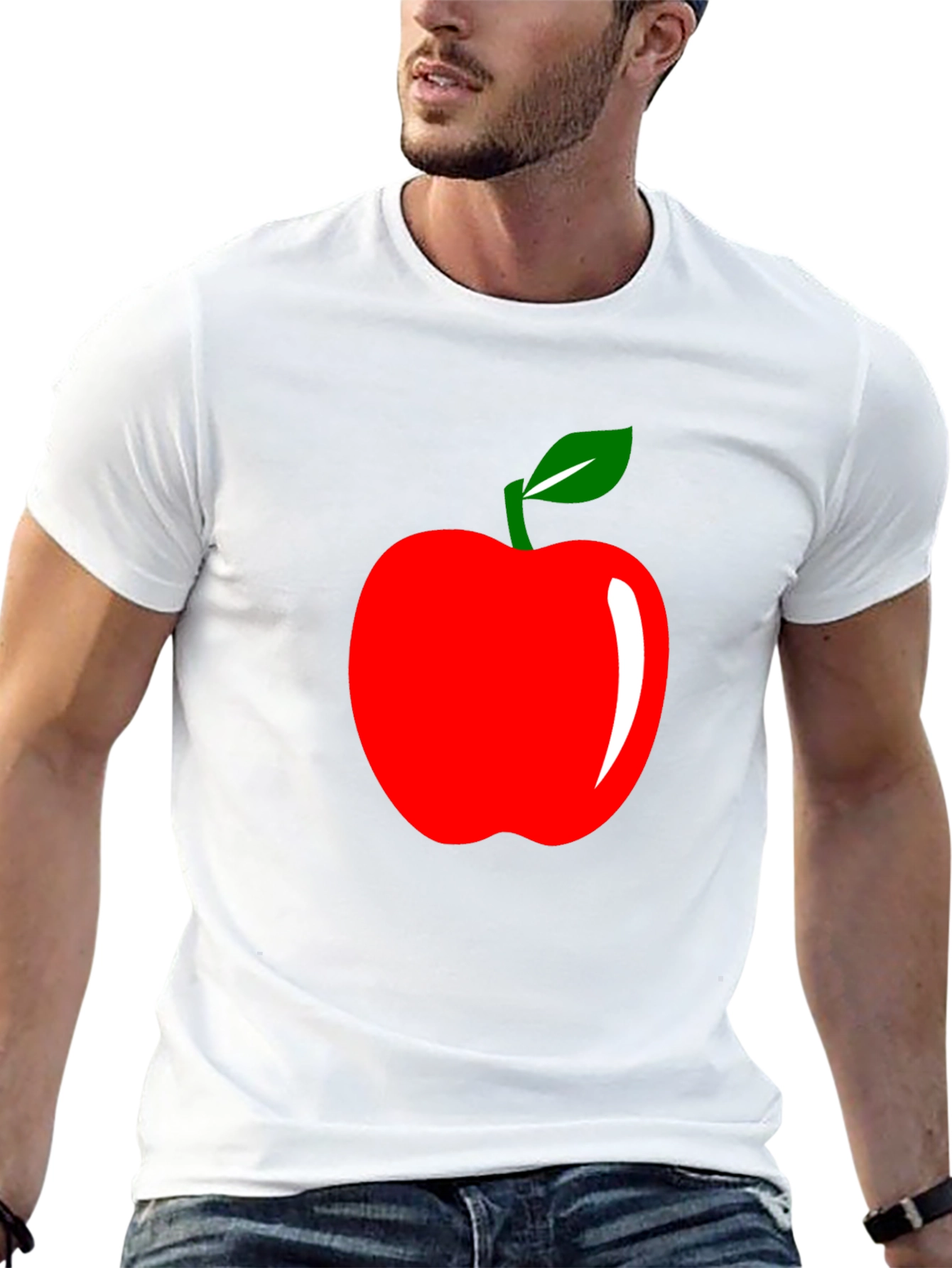 Apple Graphic T-Shirt - Stylish Casual Wear