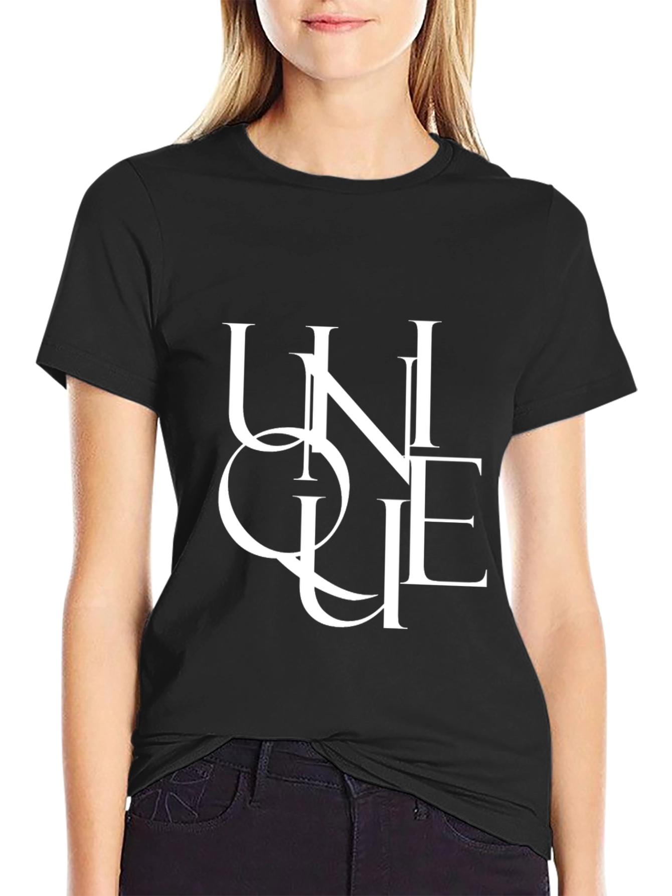 Unique Graphic Tee - Mens Black T-Shirt