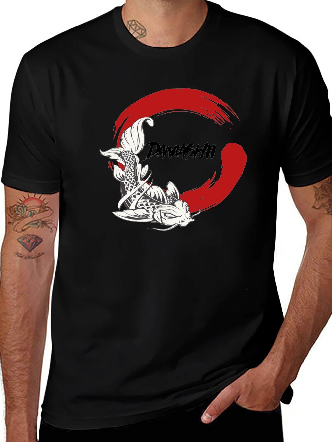 Koi Fish Damashii Graphic T-Shirt