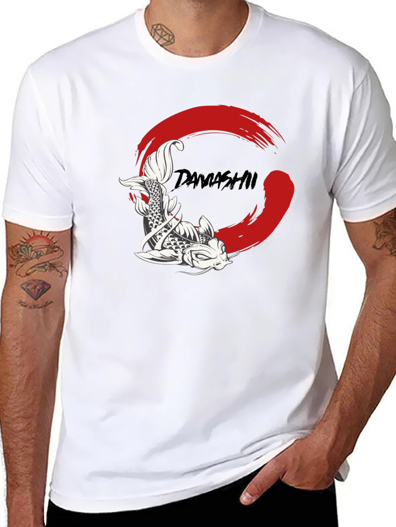 Koi Fish Damashii Graphic T-Shirt