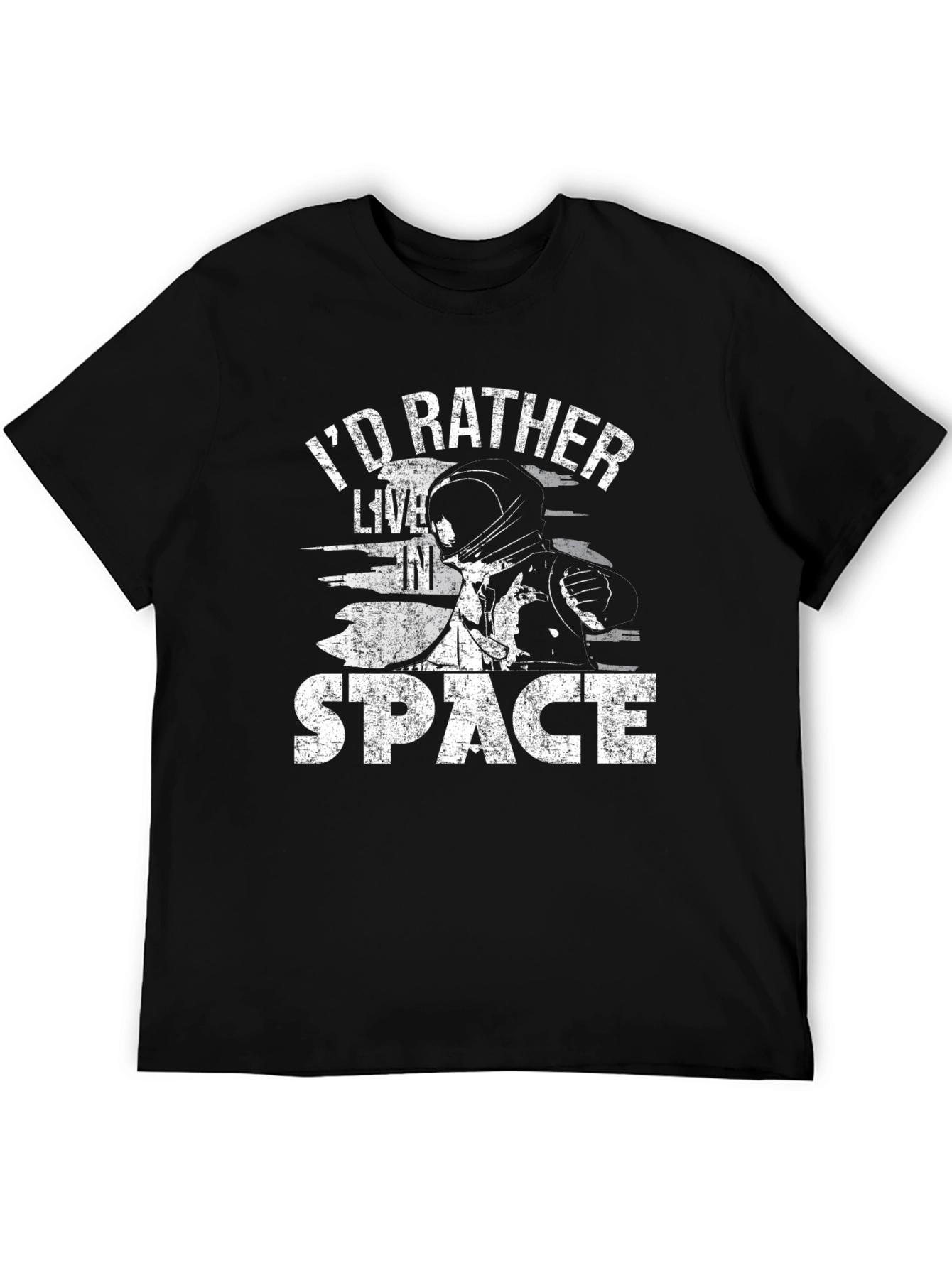Id Rather Live in Space Graphic Tee