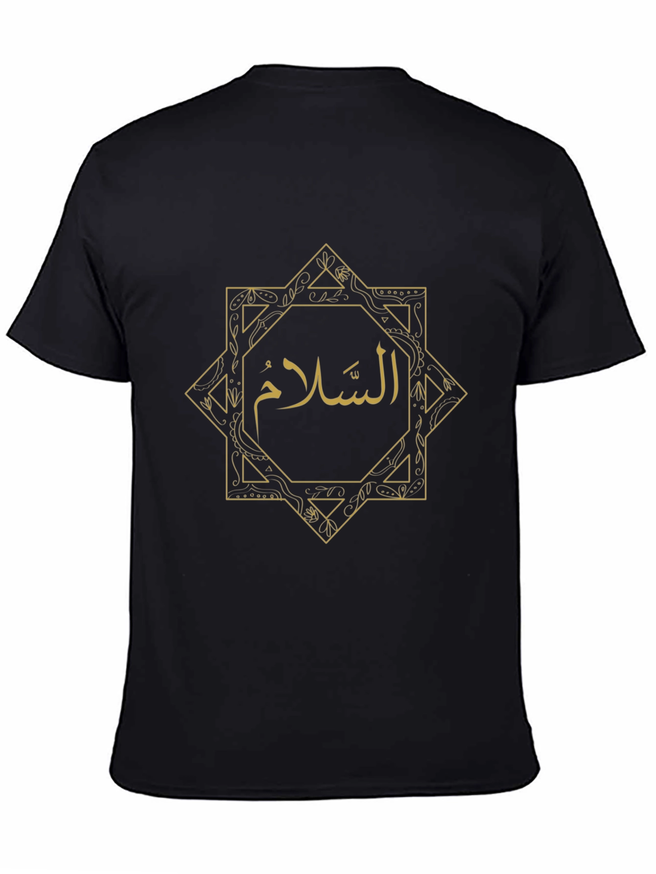 Peaceful Greetings T-Shirt - Arabic Calligraphy Design