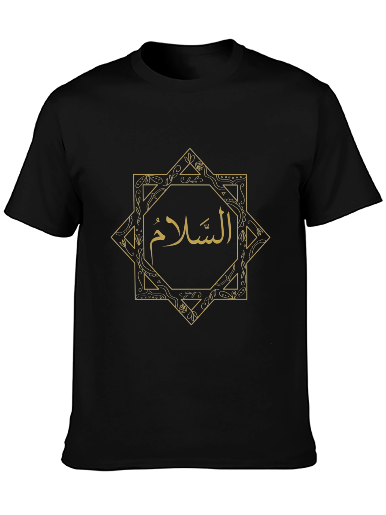 Peaceful Greetings T-Shirt - Arabic Calligraphy Design