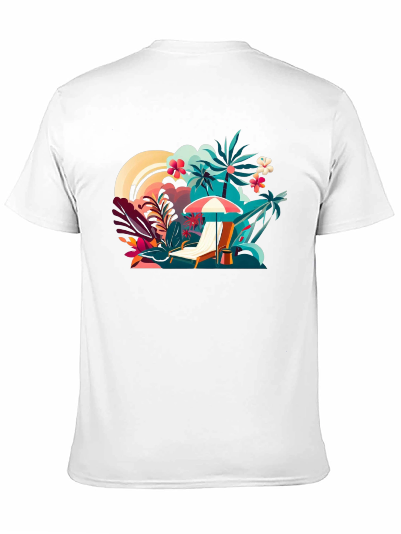 Tropical Beach T-Shirt - Vacation Vibes
