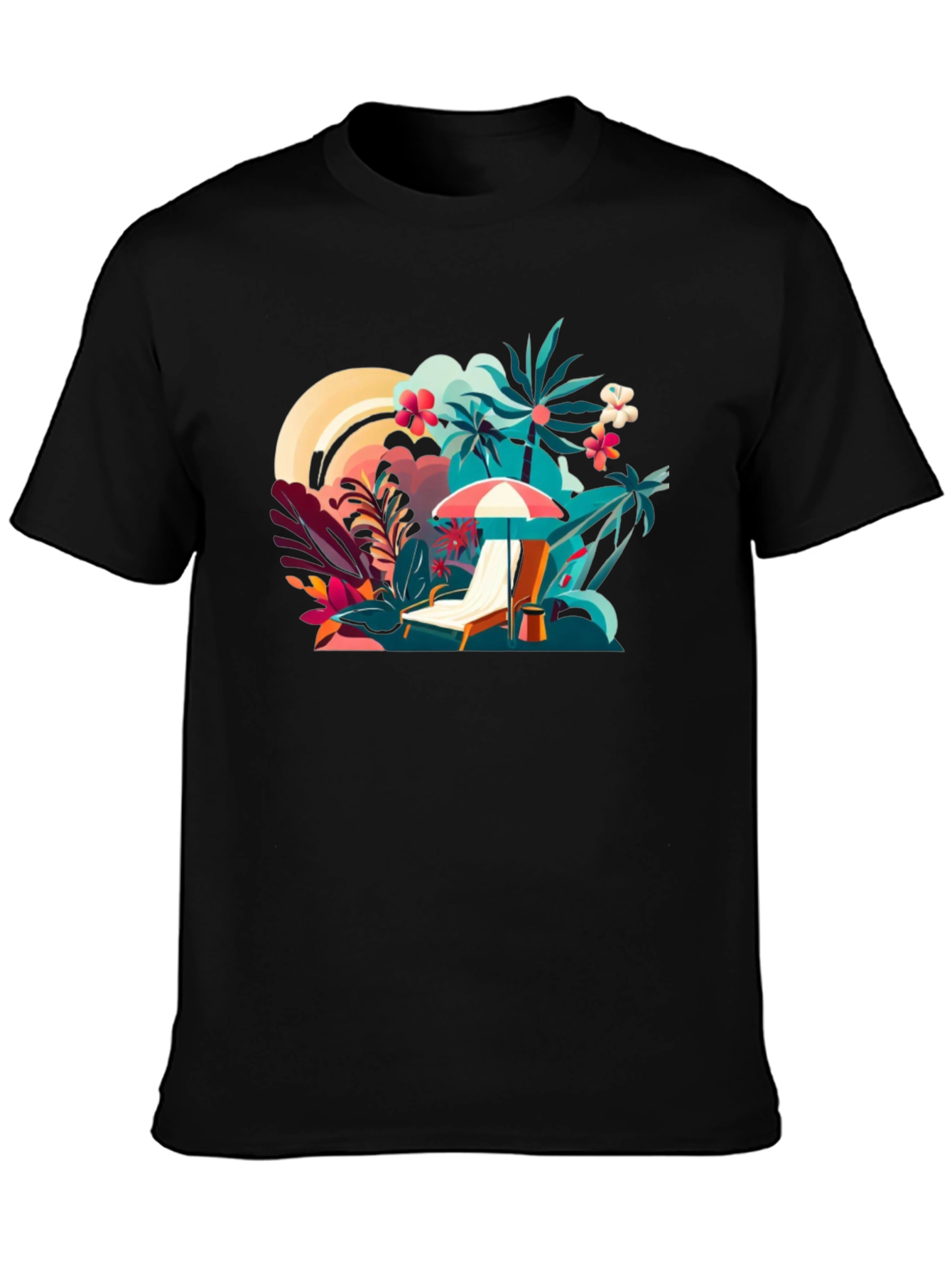 Tropical Beach T-Shirt - Vacation Vibes