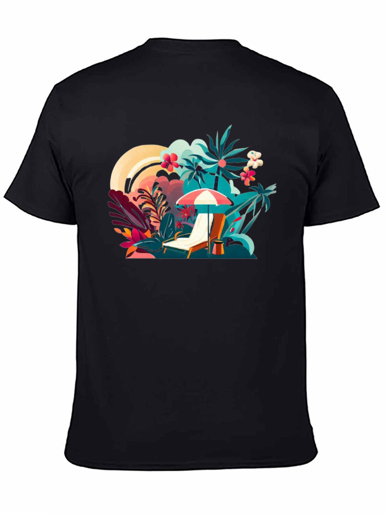 Tropical Beach T-Shirt - Vacation Vibes