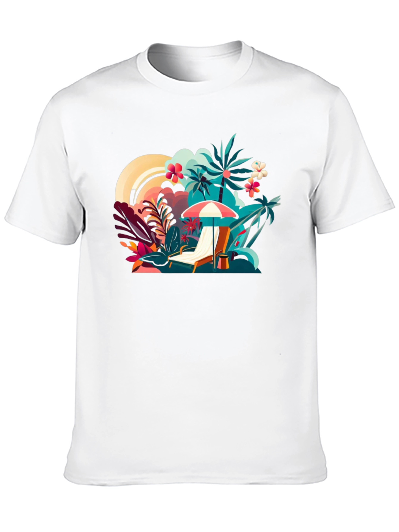 Tropical Beach T-Shirt - Vacation Vibes