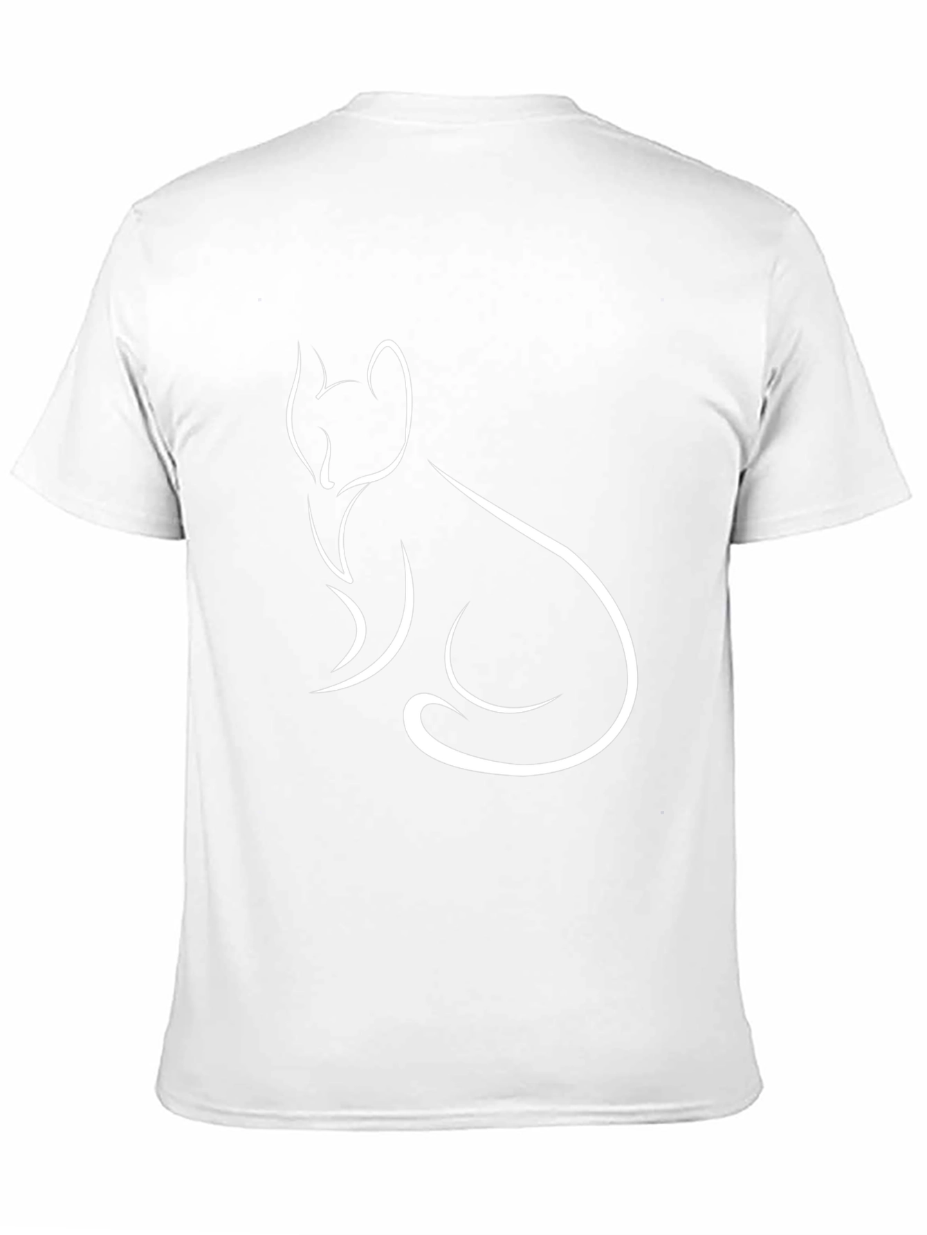 Minimalist Fox T-Shirt - Stylish Line Art