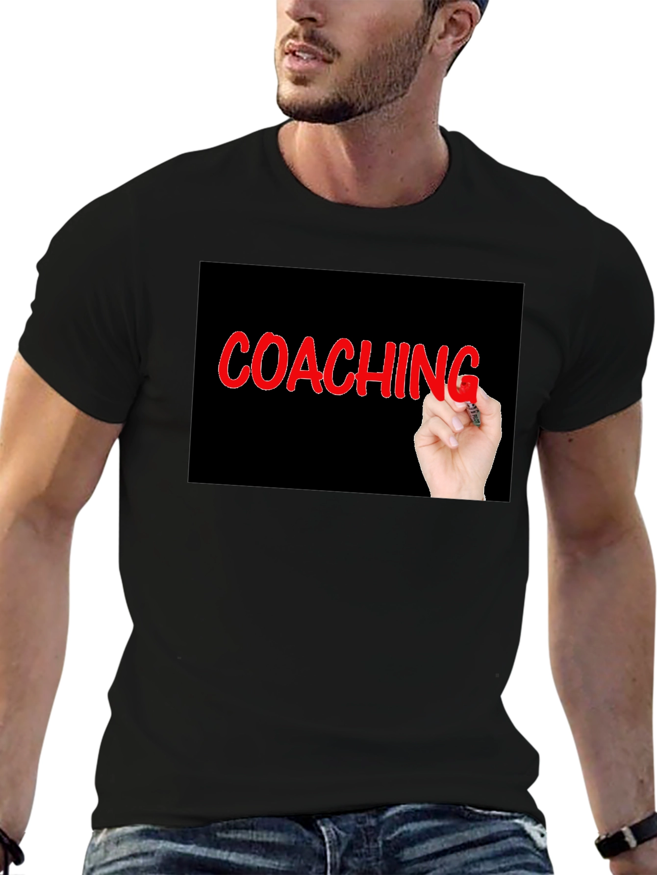 Coaching T-Shirt - Bold Graphic Tee