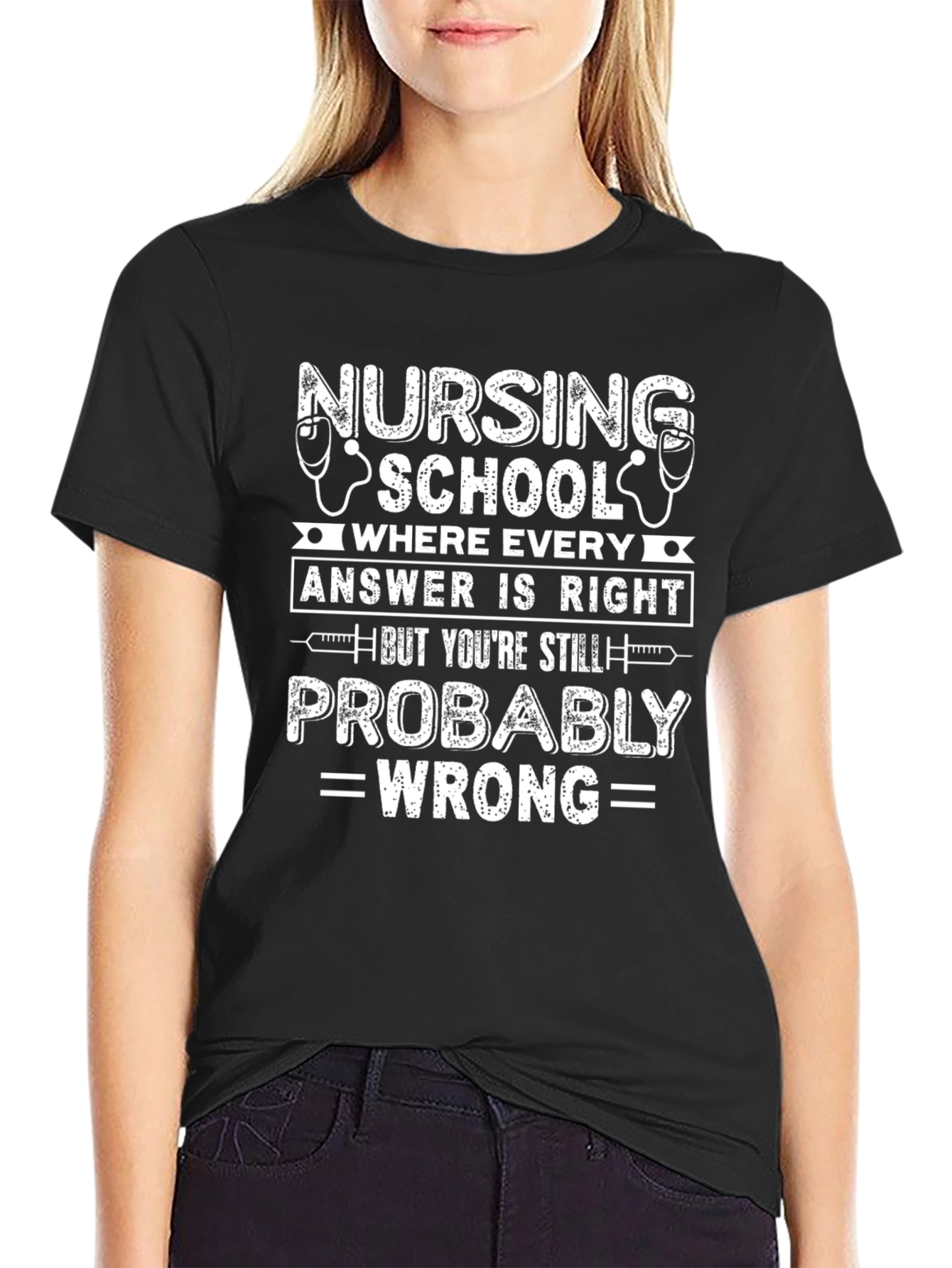 Nursing School Funny T-Shirt Unisex