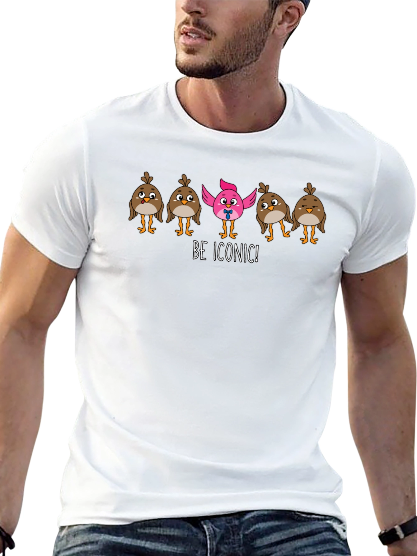 Be Iconic T-Shirt Funny Graphic Tee