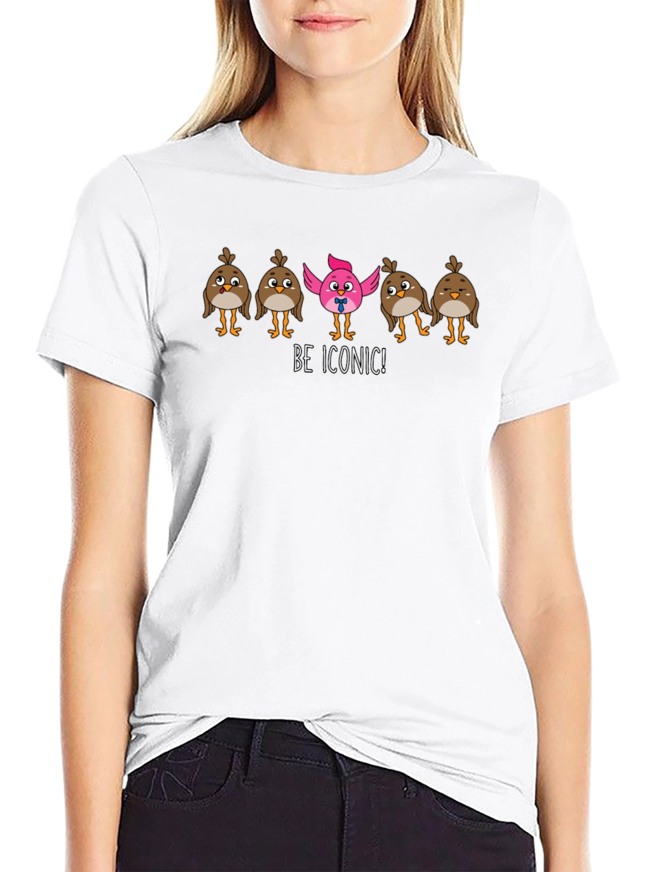 Be Iconic T-Shirt Funny Graphic Tee