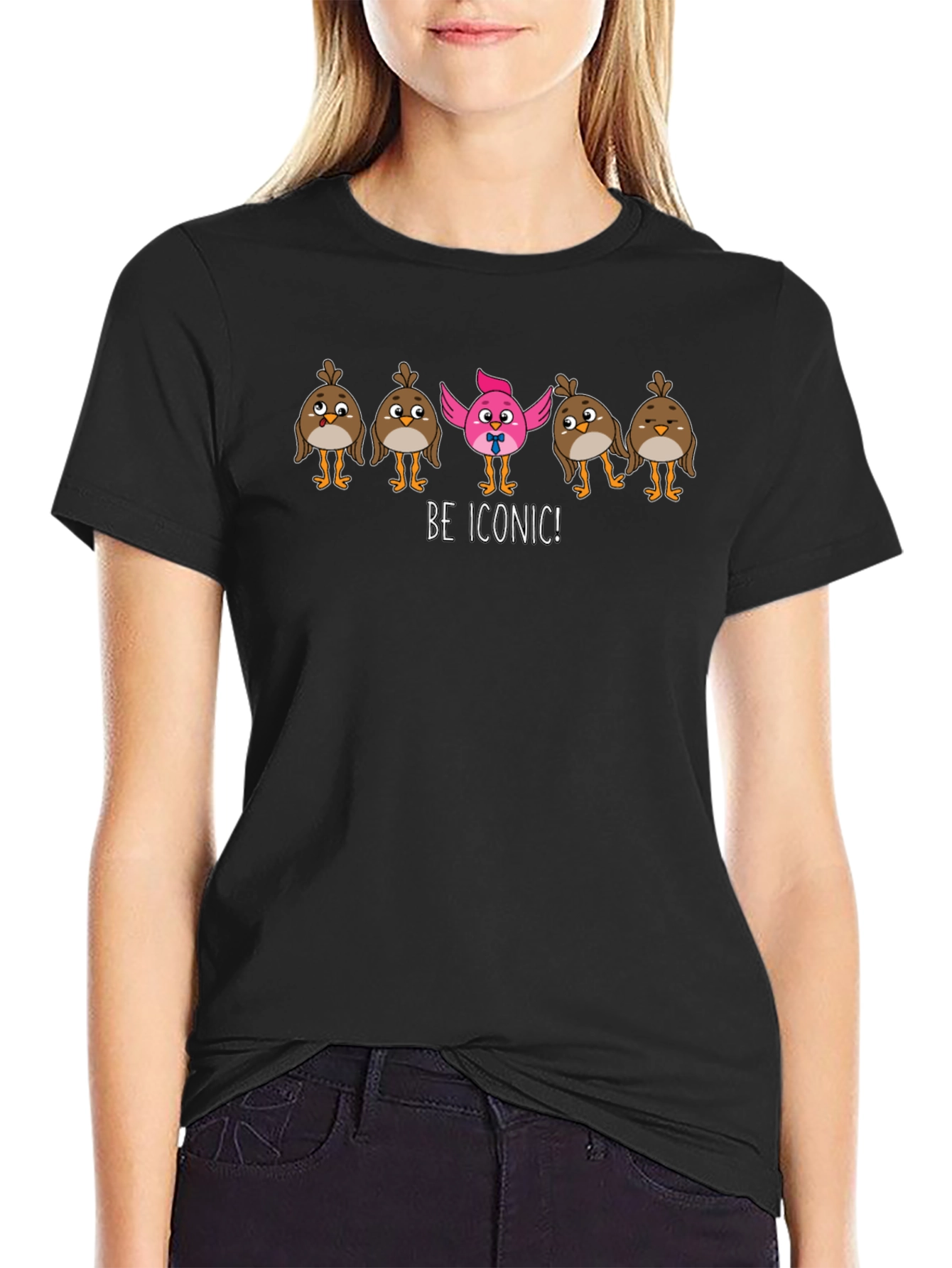 Be Iconic T-Shirt Funny Graphic Tee