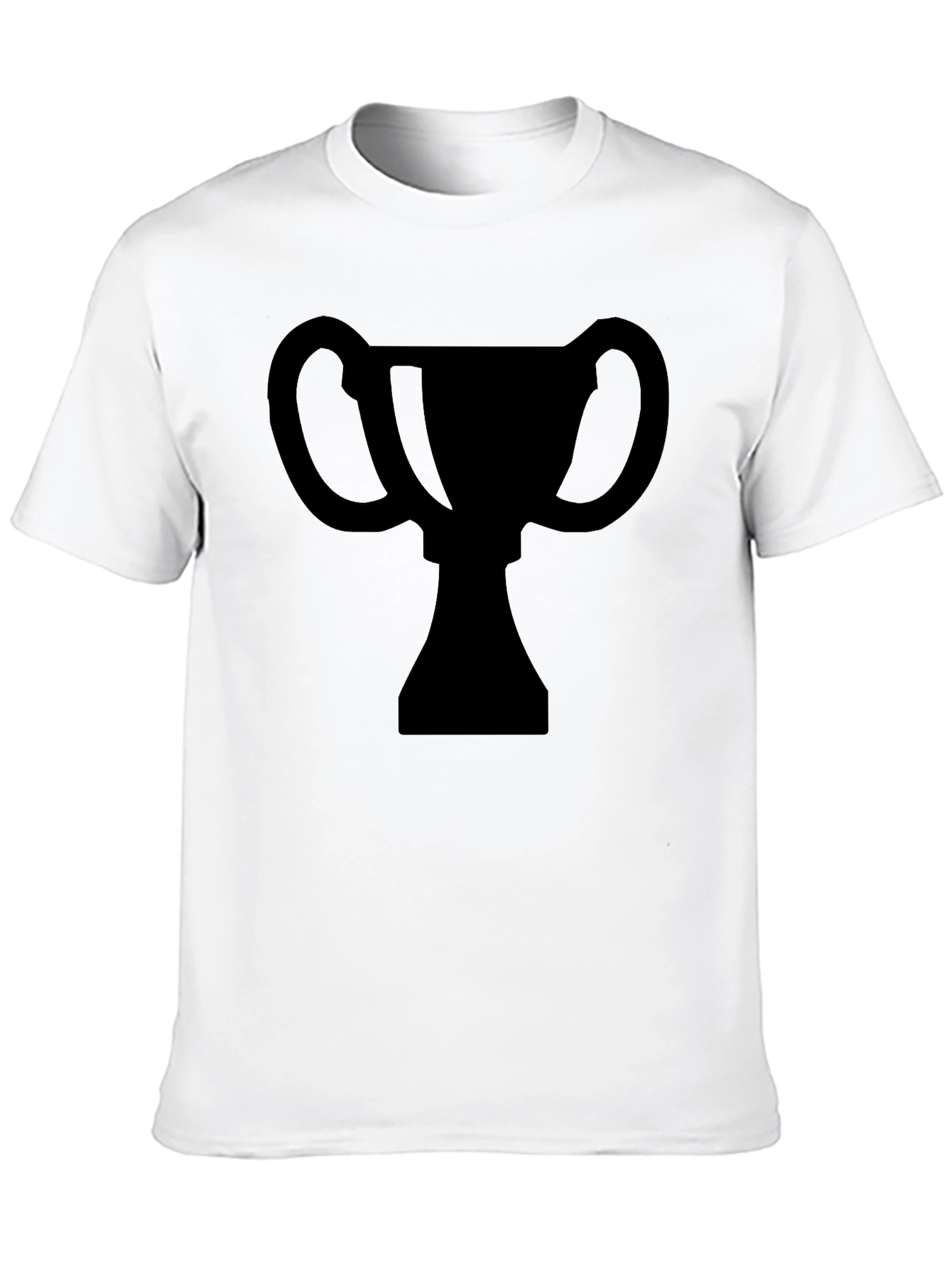 Trophy Graphic Tee -  Black Casual T-Shirt