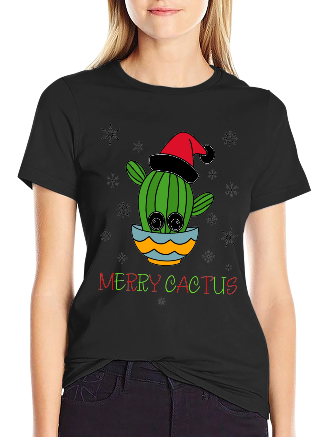 Merry Cactus Christmas T-Shirt