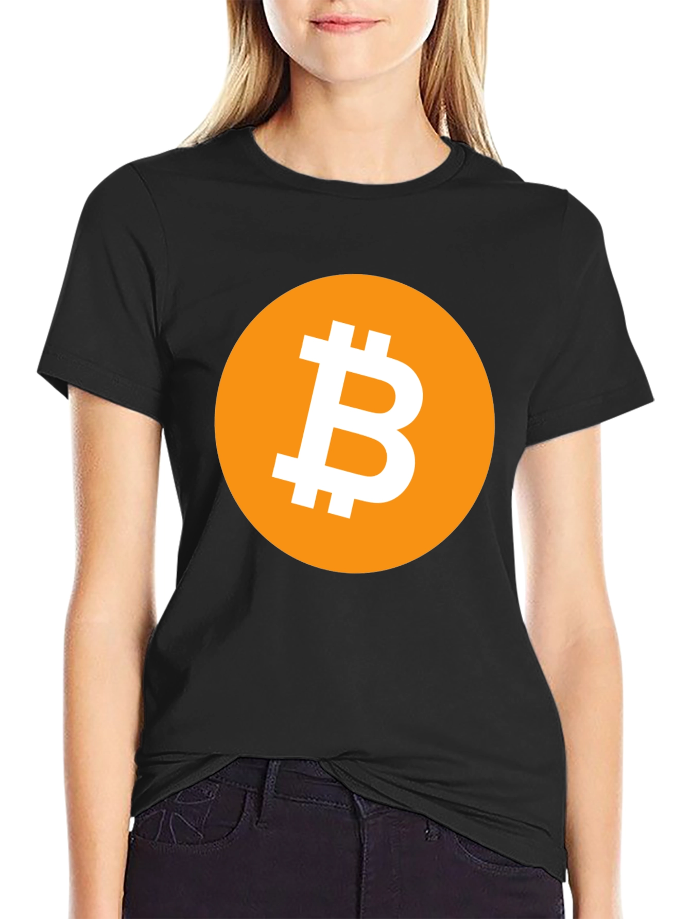 Bitcoin BTC Cryptocurrency T-Shirt - Black