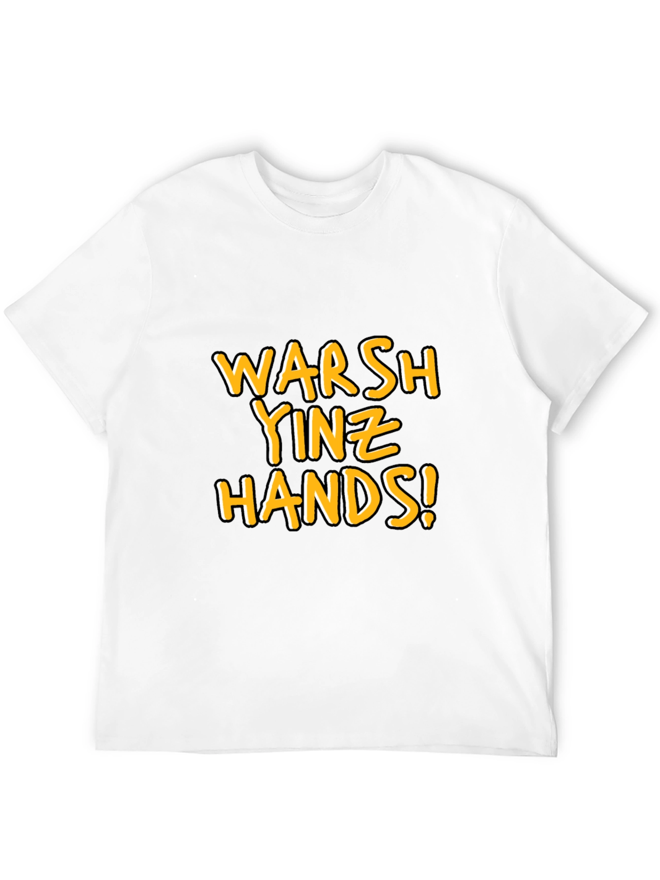 Warsh Yinz Hands! Novelty Graphic Tee