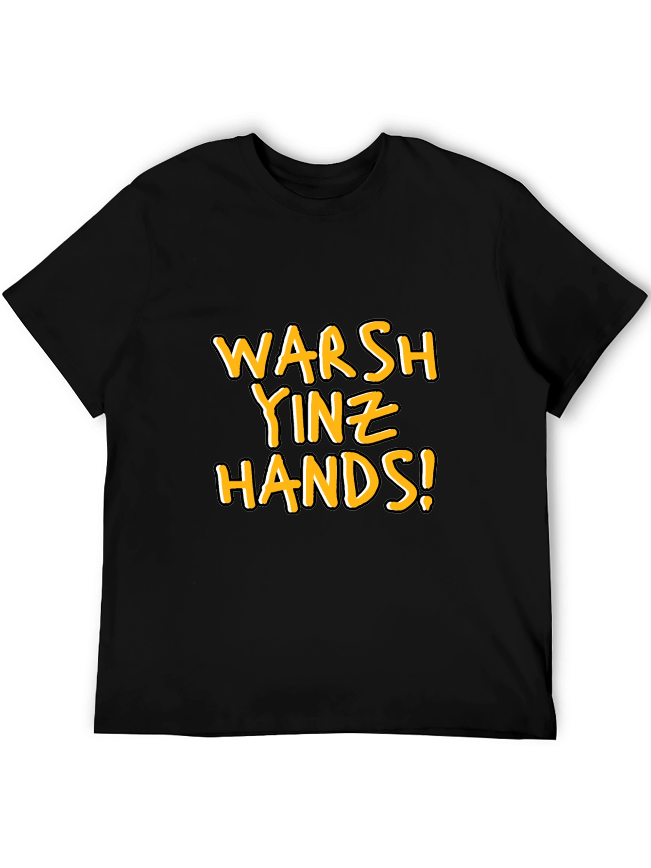 Warsh Yinz Hands! Novelty Graphic Tee