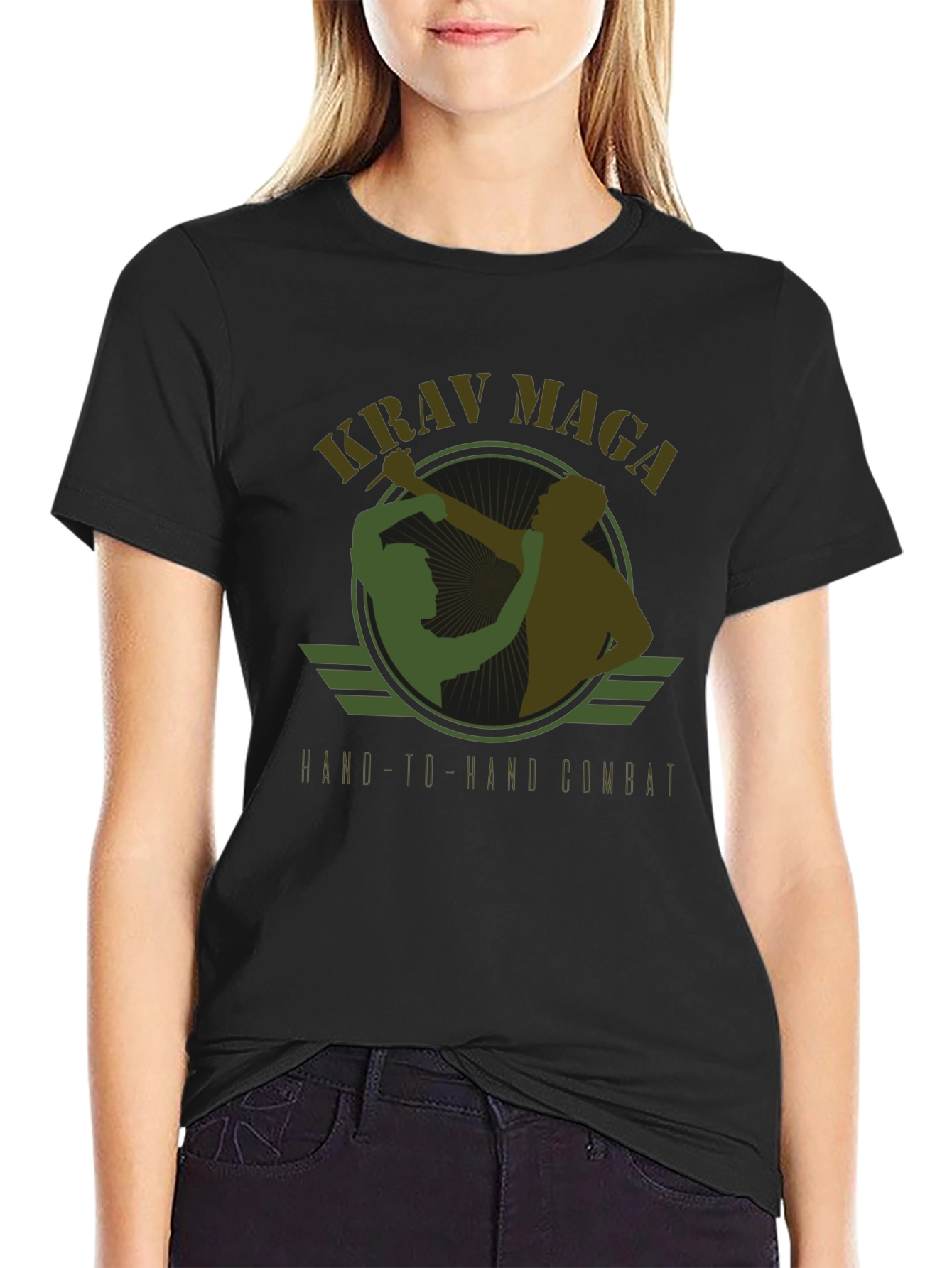 Krav Maga Hand-to-Hand Combat Graphic T-Shirt