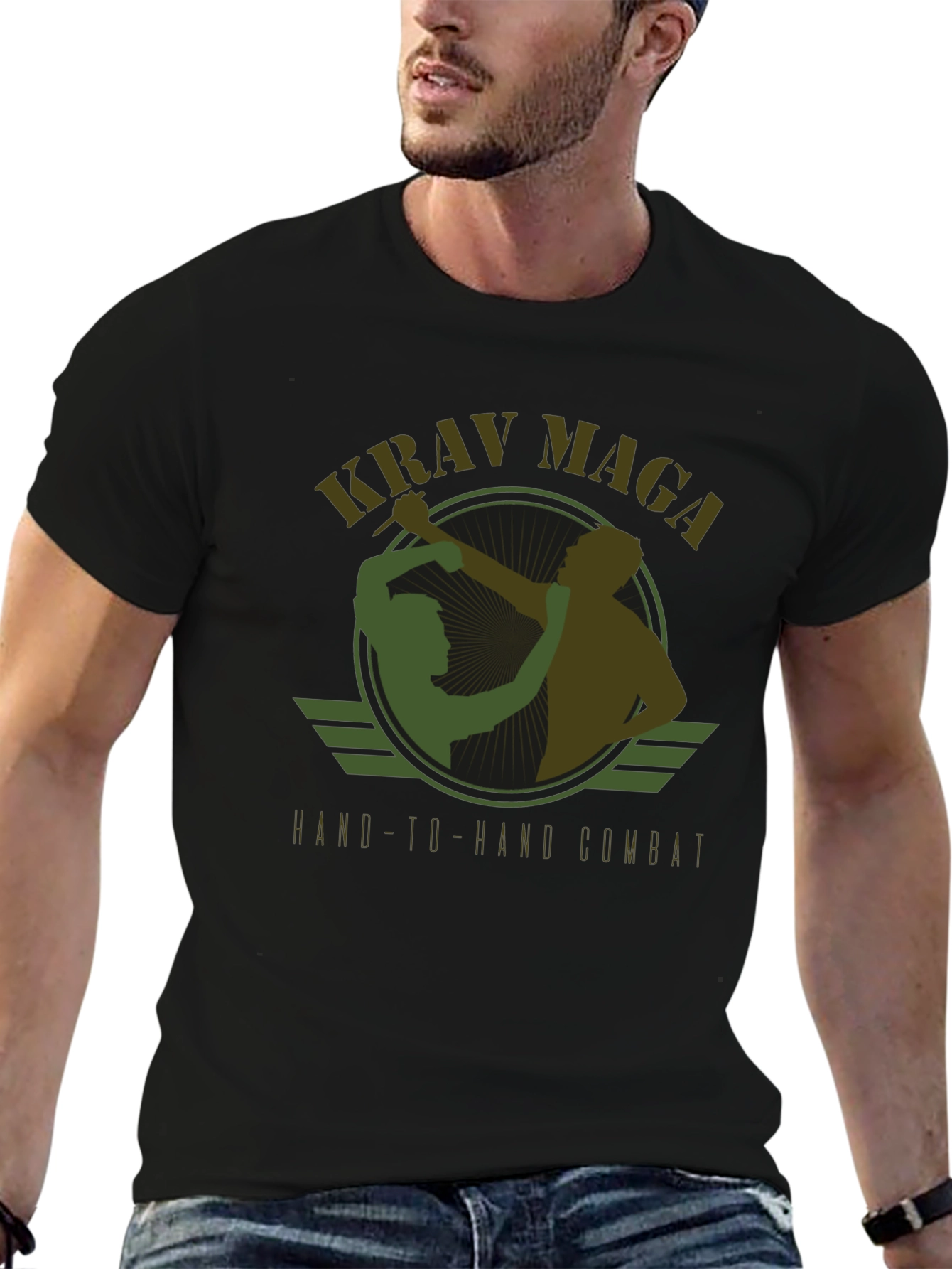 Krav Maga Hand-to-Hand Combat Graphic T-Shirt