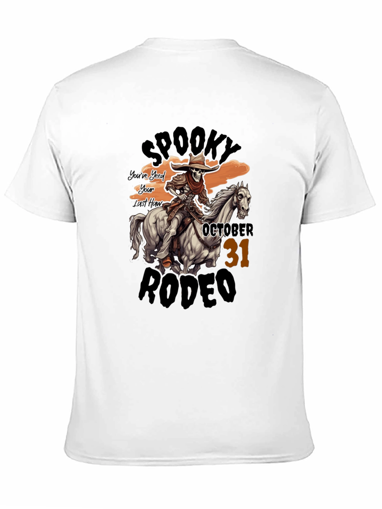 Spooky Rodeo Halloween T-Shirt