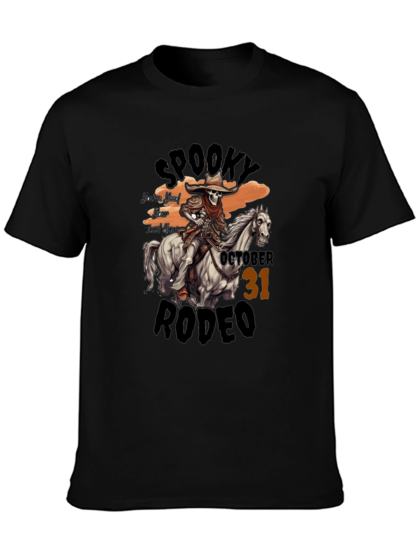 Spooky Rodeo Halloween T-Shirt