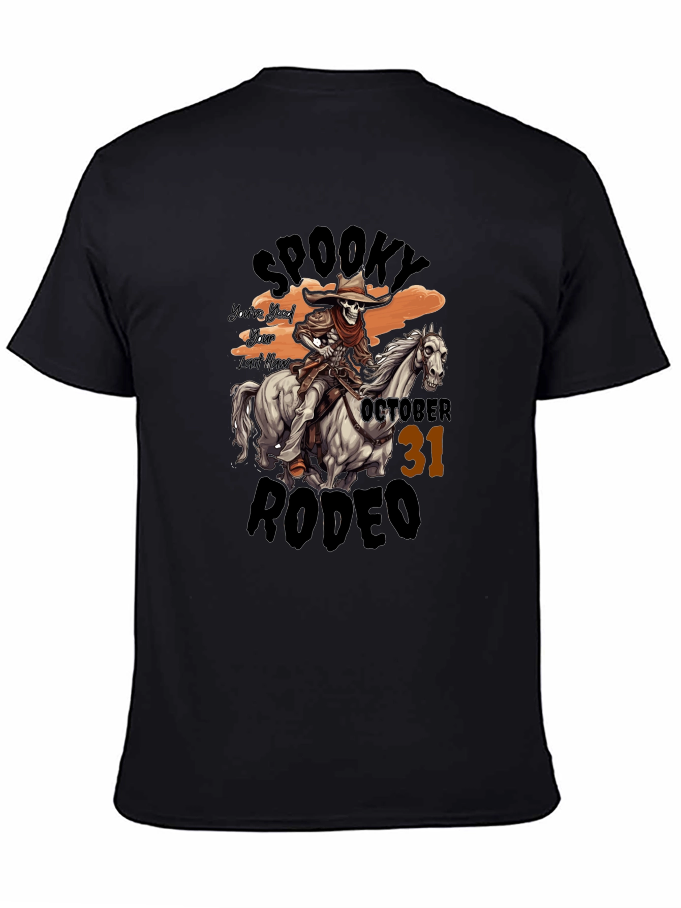 Spooky Rodeo Halloween T-Shirt