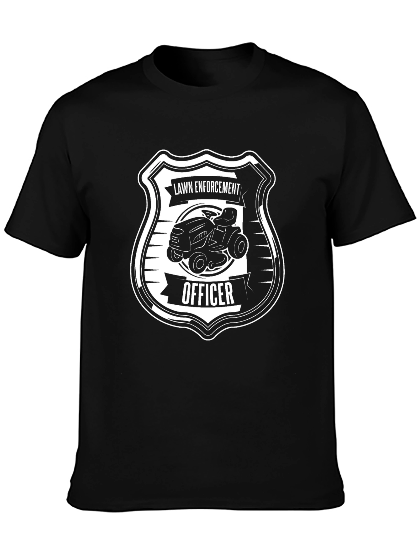 Lawn Enforcement Officer T-Shirt - Funny Gardening Tee