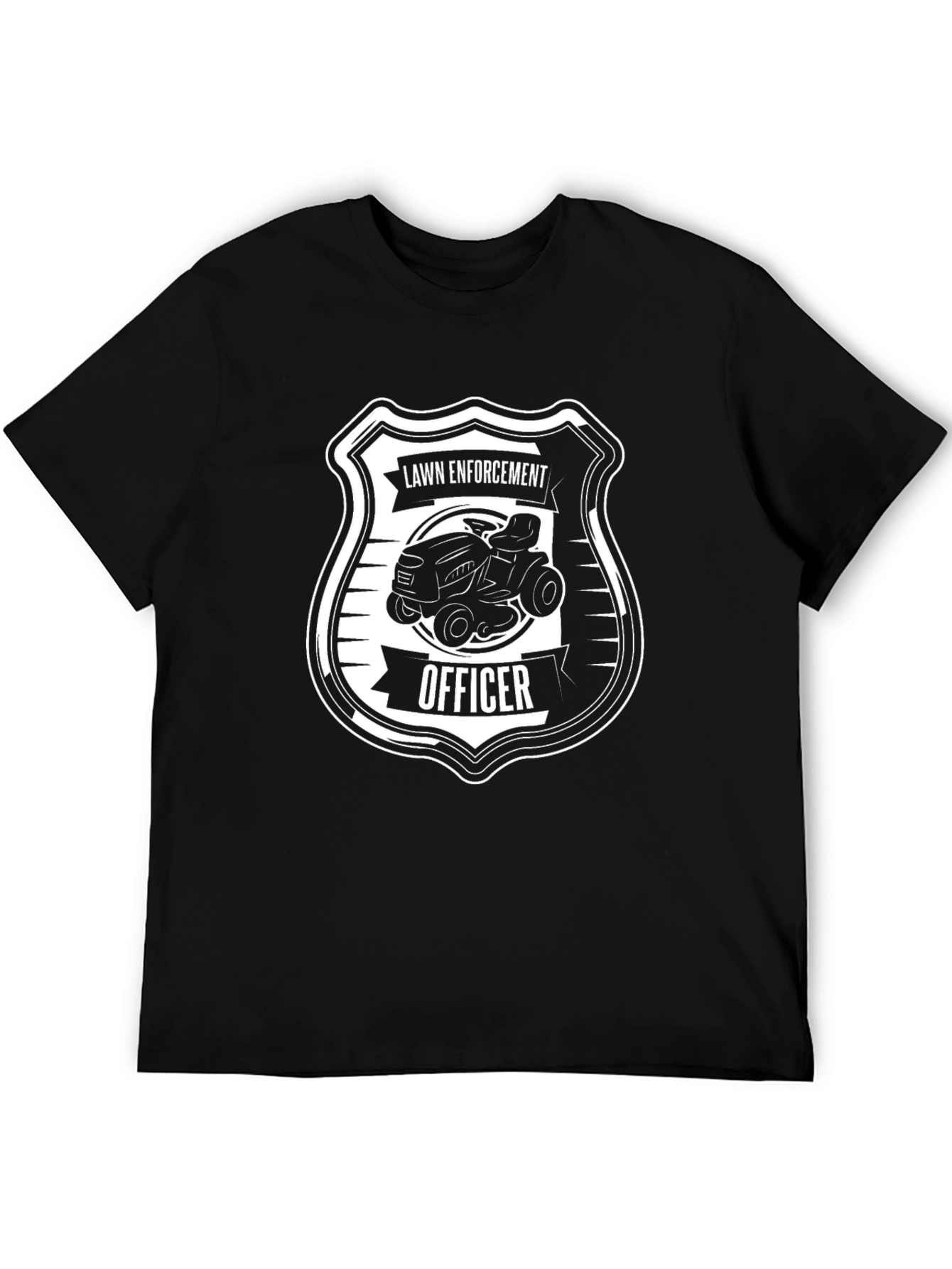 Lawn Enforcement Officer T-Shirt - Funny Gardening Tee
