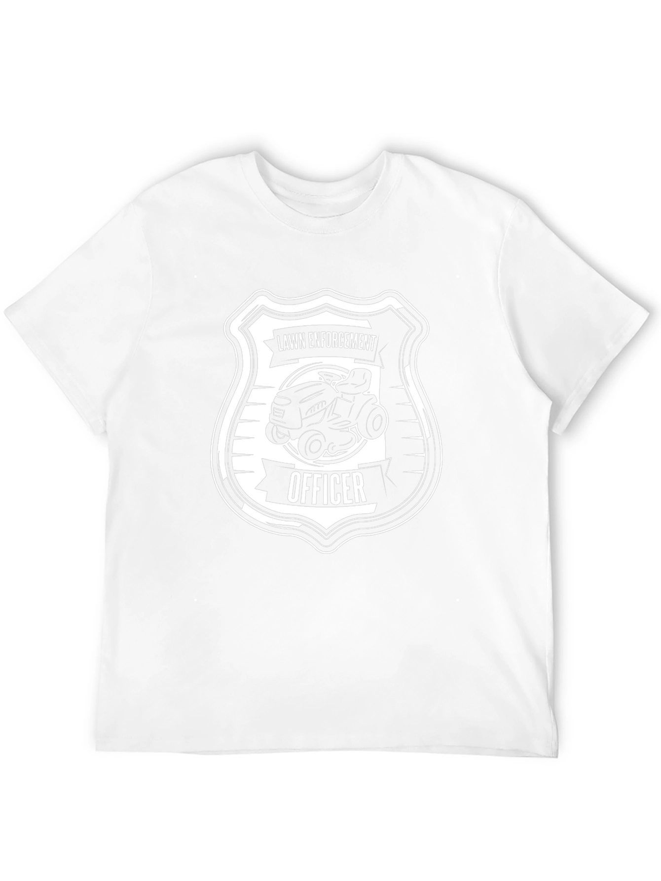 Lawn Enforcement Officer T-Shirt - Funny Gardening Tee