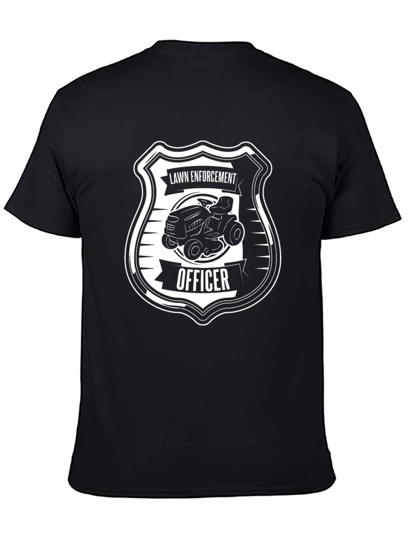 Lawn Enforcement Officer T-Shirt - Funny Gardening Tee