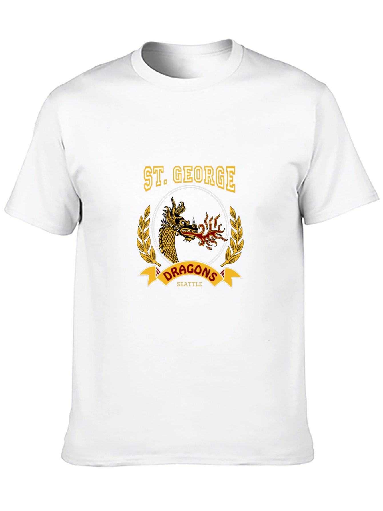 St. George Dragons Seattle Black T-Shirt