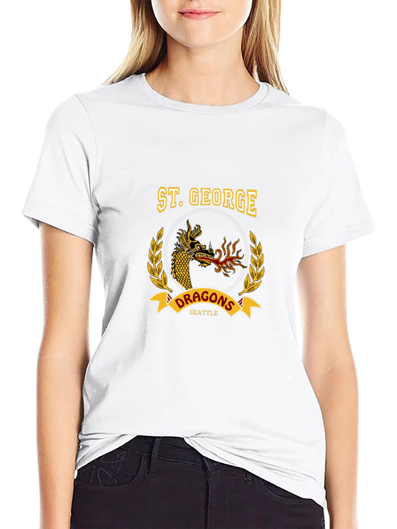 St. George Dragons Seattle Black T-Shirt