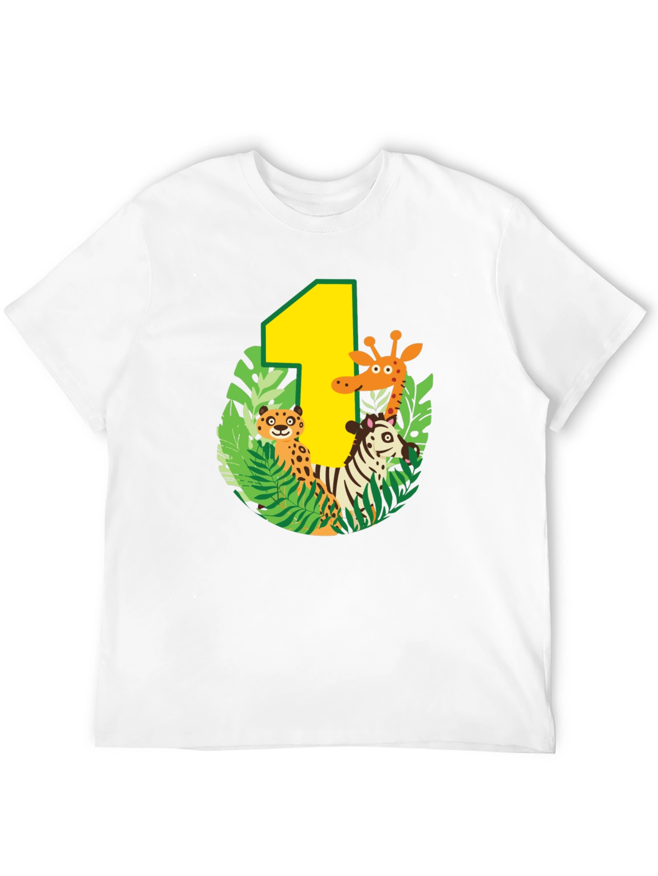 Jungle Animals First Birthday T-Shirt