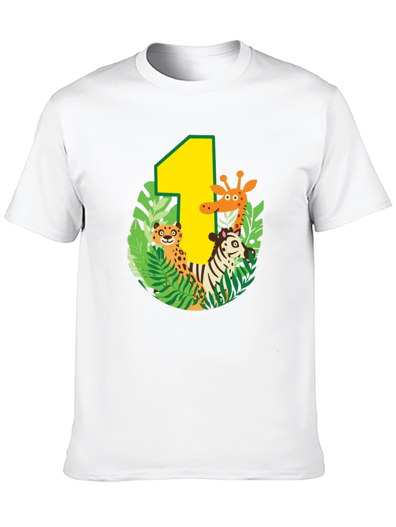 Jungle Animals First Birthday T-Shirt