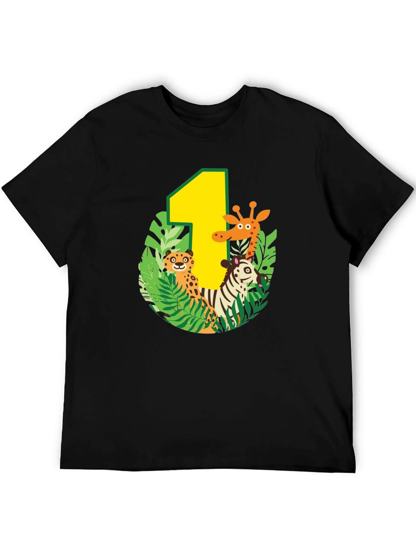Jungle Animals First Birthday T-Shirt