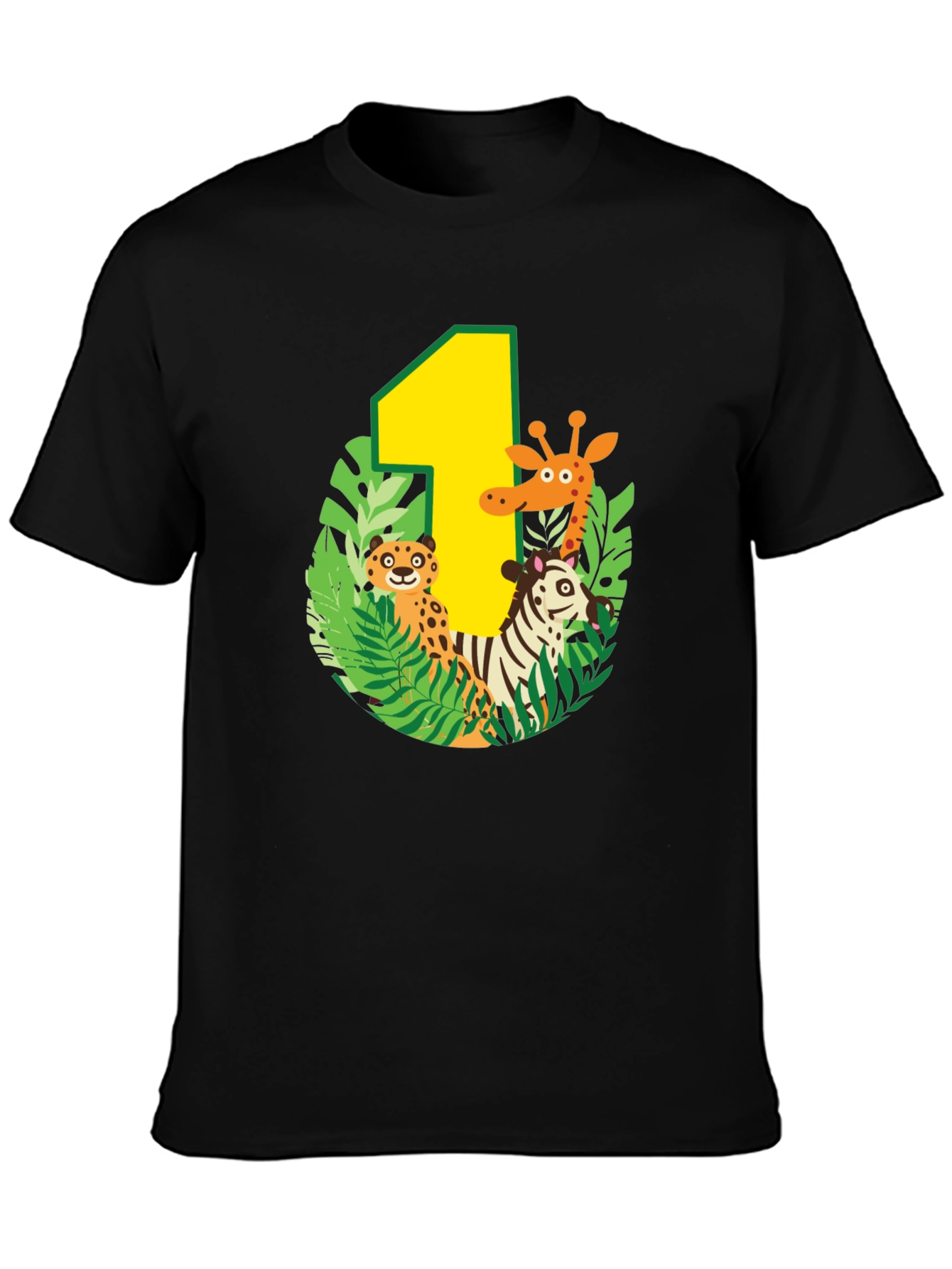 Jungle Animals First Birthday T-Shirt