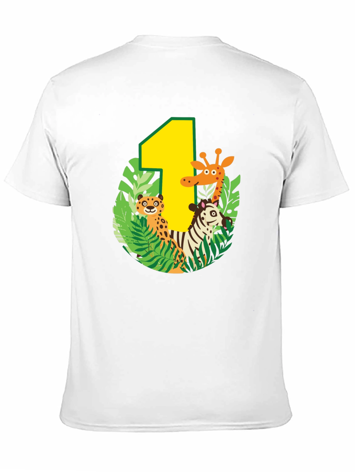 Jungle Animals First Birthday T-Shirt
