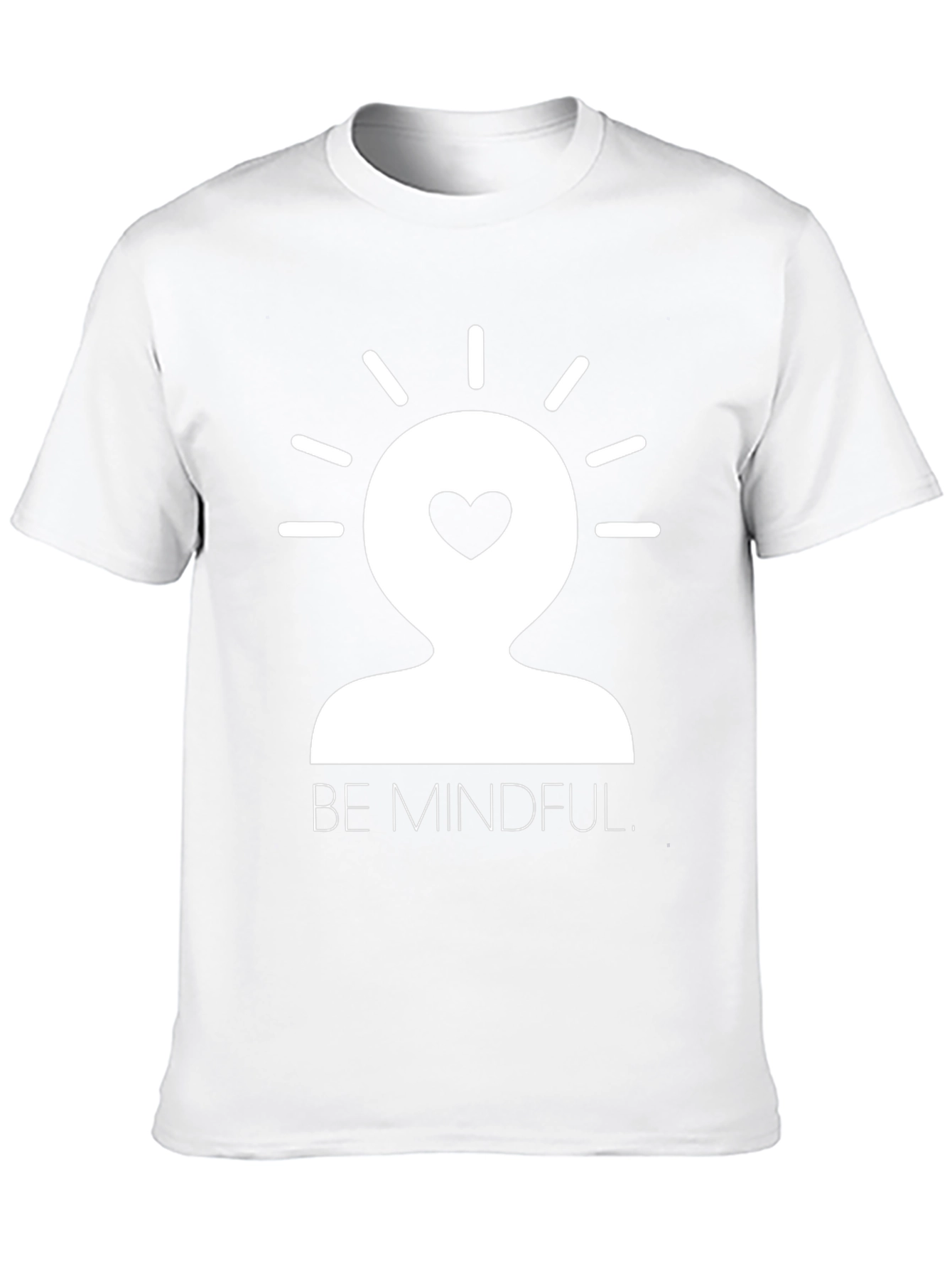 Be Mindful Graphic Tee - Black Cotton T-Shirt