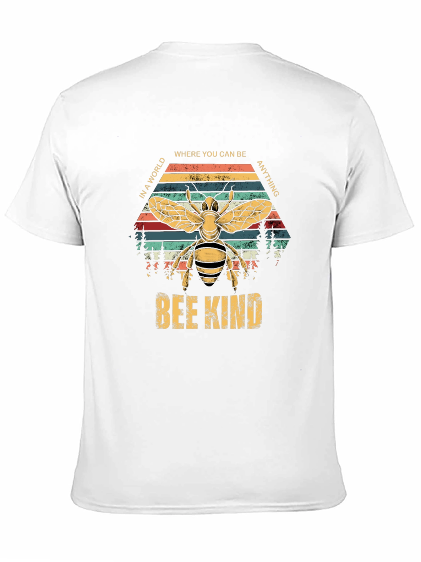 Bee Kind Graphic T-Shirt - Retro Style