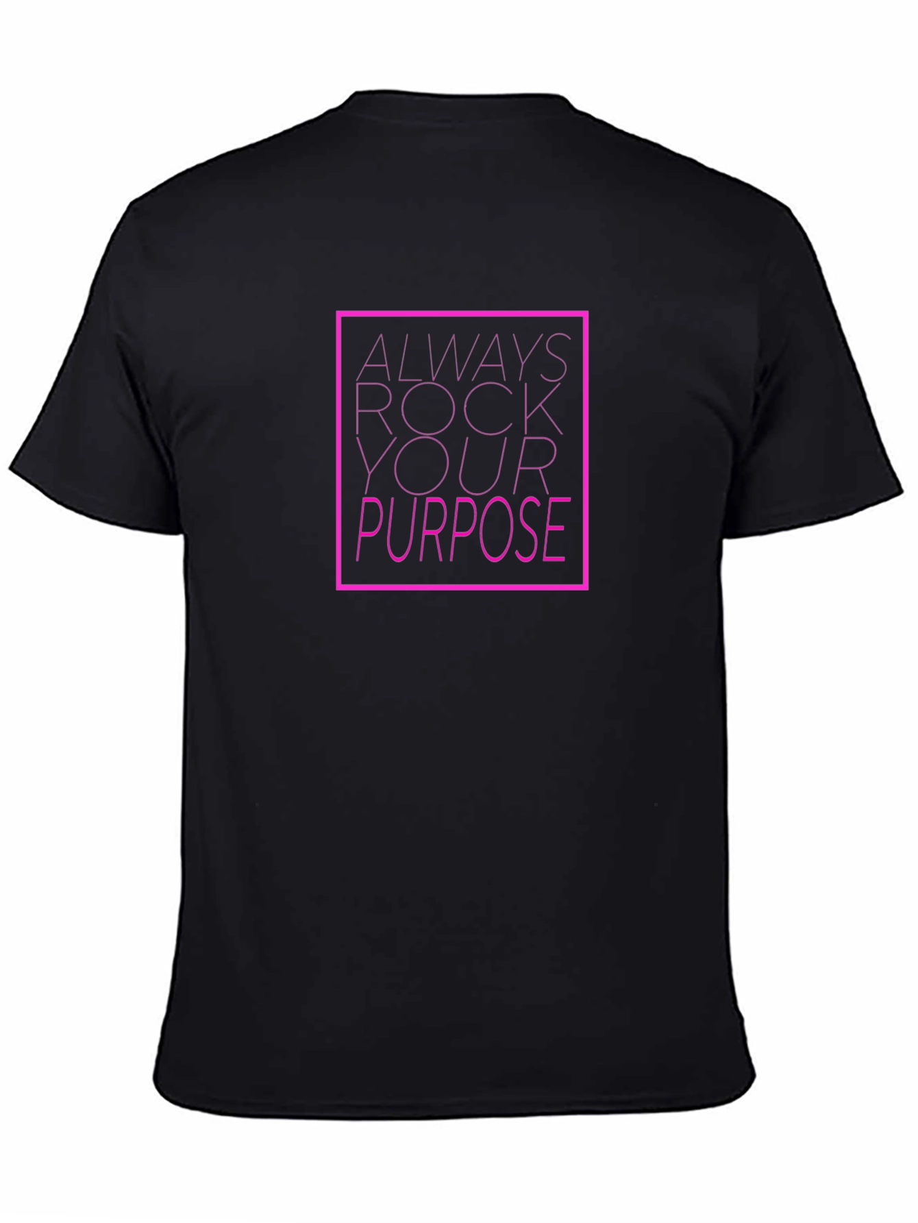 Rock Your Purpose Graphic Tee - Black