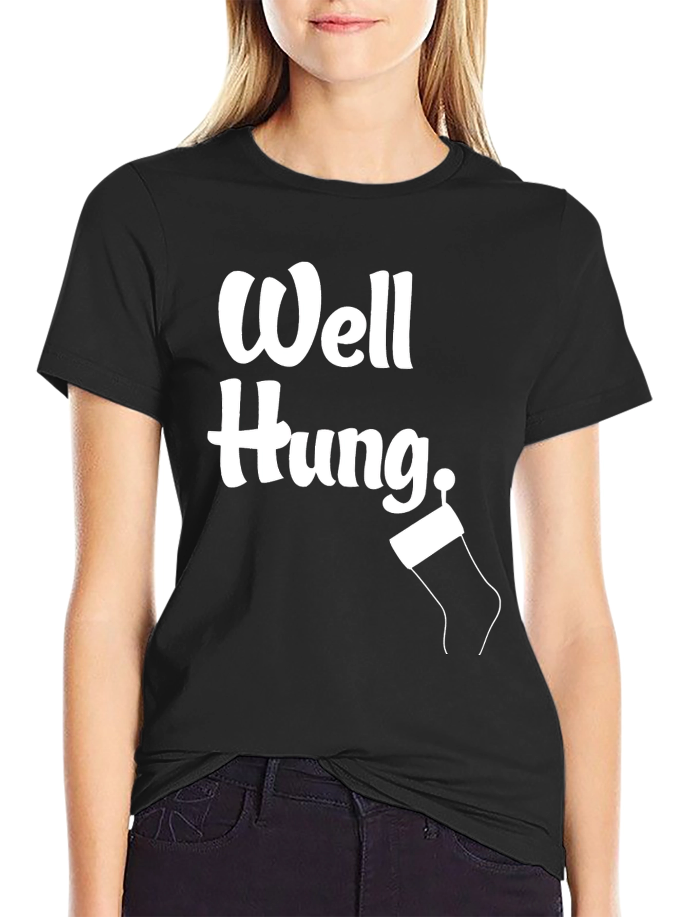 Well Hung Christmas Graphic Tee
