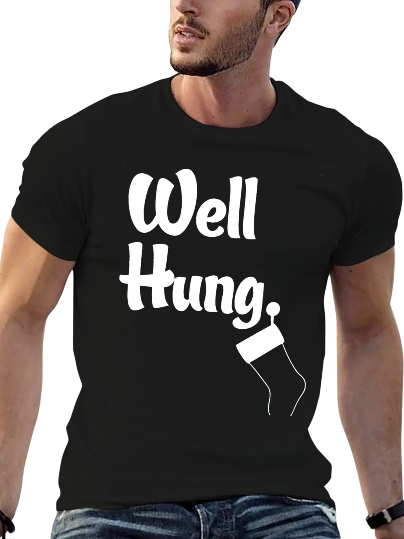 Well Hung Christmas Graphic Tee